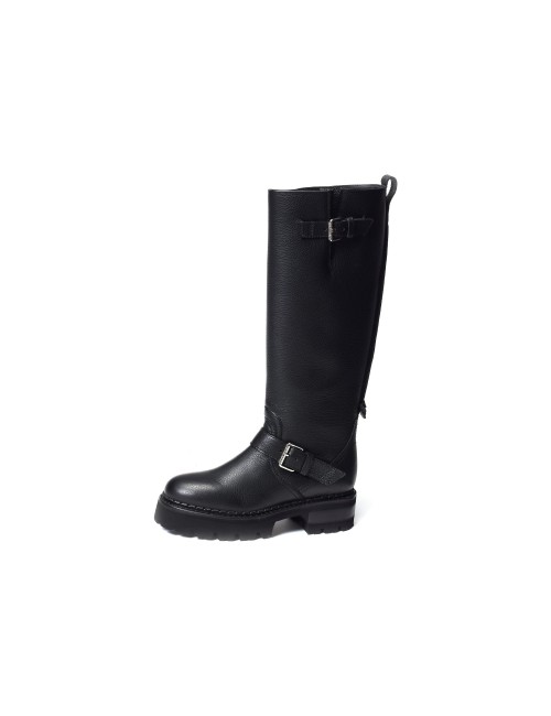 Bottes CARRA 45 - Cuir Grainé Noir