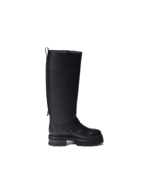 Bottes CARRA 45 - Cuir Grainé Noir