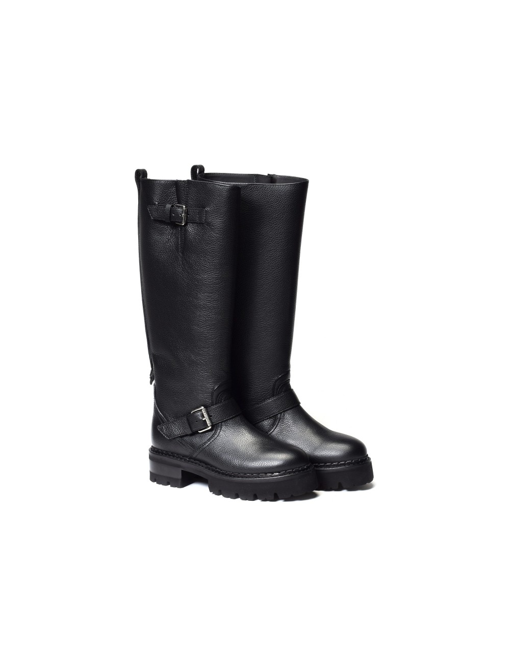 Bottes CARRA 45 - Cuir Grainé Noir