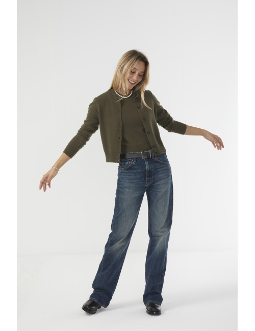MARCH Cardigan - Dark Moss
