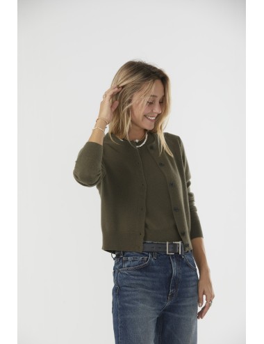 MARCH Cardigan - Dark Moss