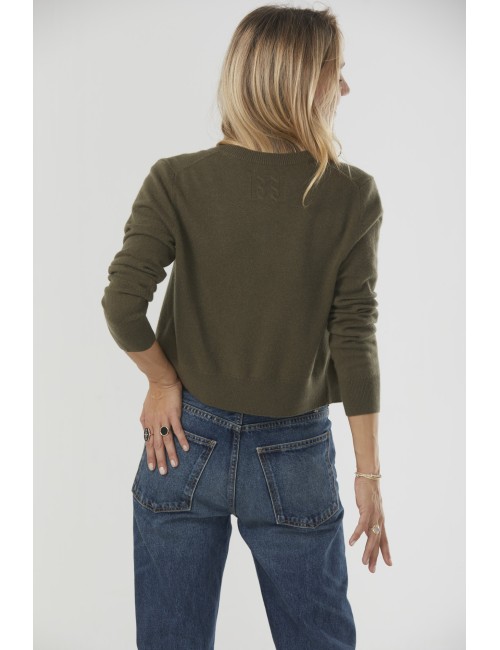MARCH Cardigan - Dark Moss