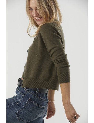MARCH Cardigan - Dark Moss