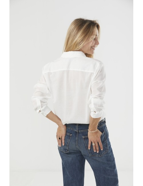 NATHAEL Ruffle Shirt - Ivory
