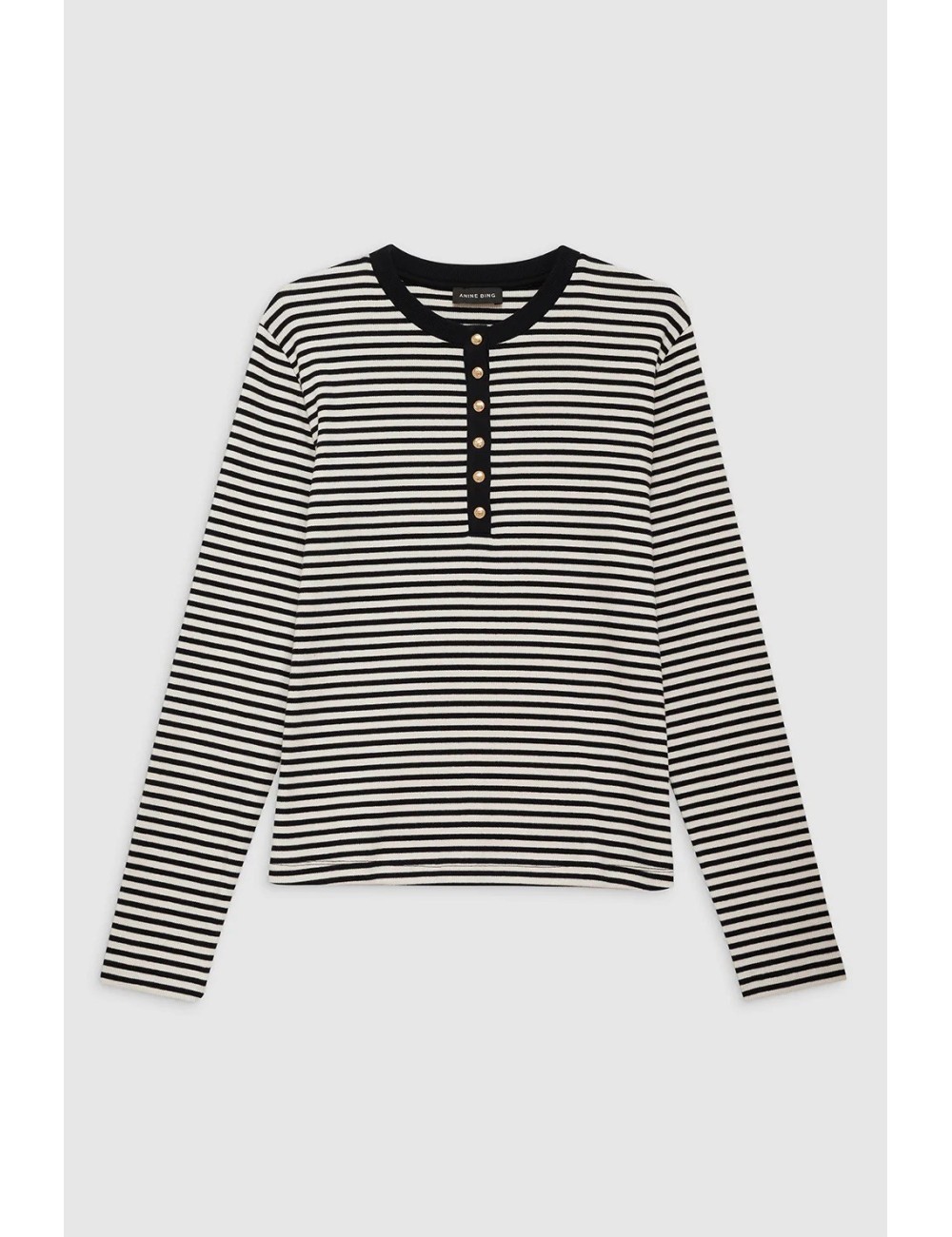 Tee-shirt ALESSIA Manches Longues - Rayé