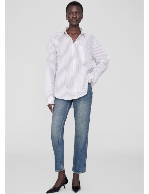 Chemise BRAXTON - Rayé Blanc et Bordeaux