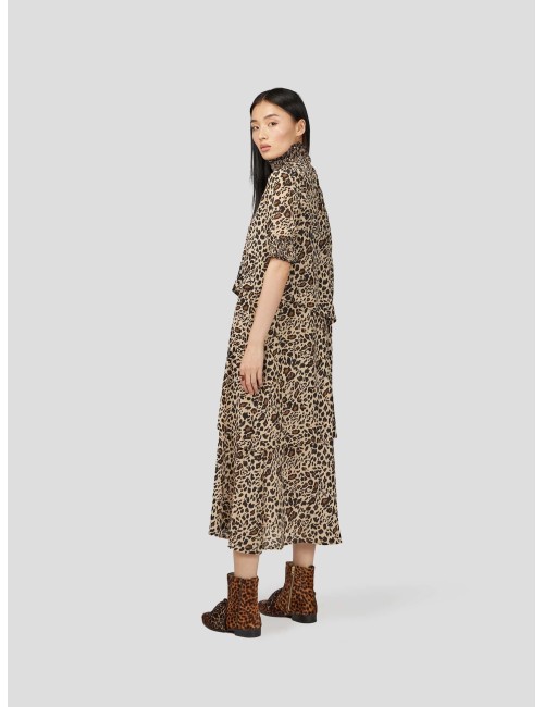 Robe DRIES - Classic Leopard