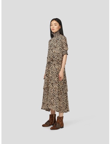 Robe DRIES - Classic Leopard