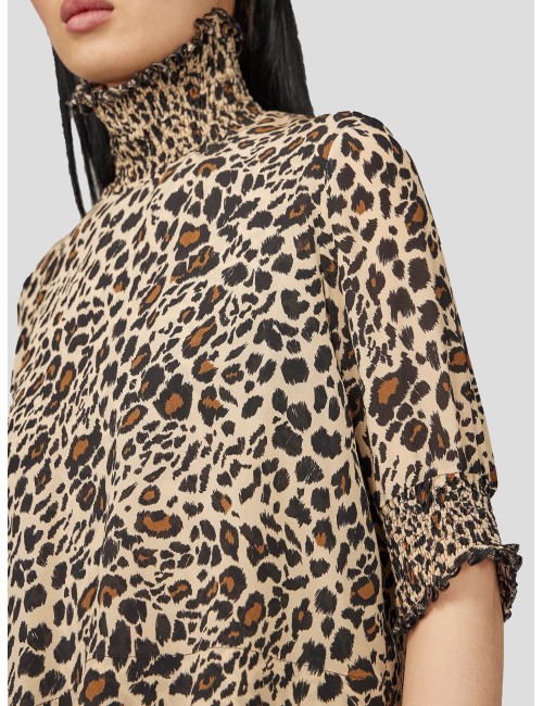 Robe DRIES - Classic Leopard