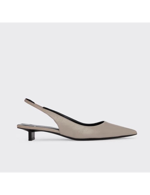 Escarpins Slingback STELLA - Craie