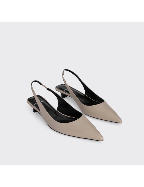 Escarpins Slingback STELLA - Craie
