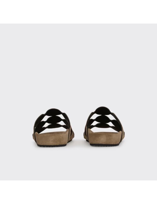 Mules BULLES - Suede Sable