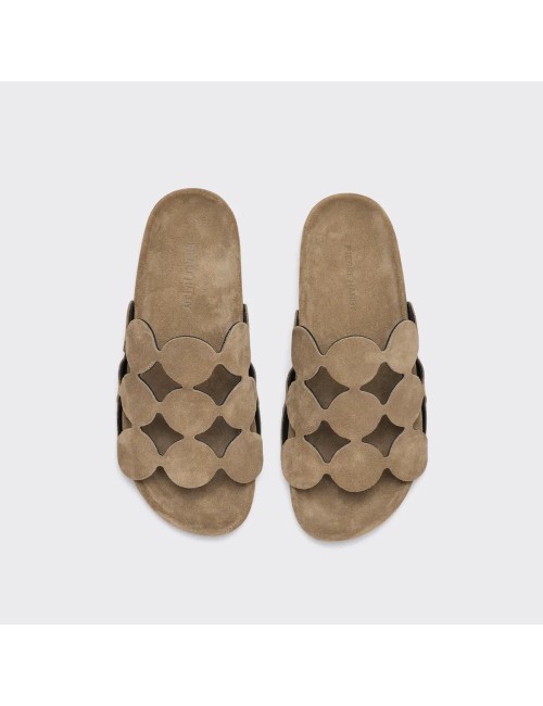 Mules BULLES - Suede Sable