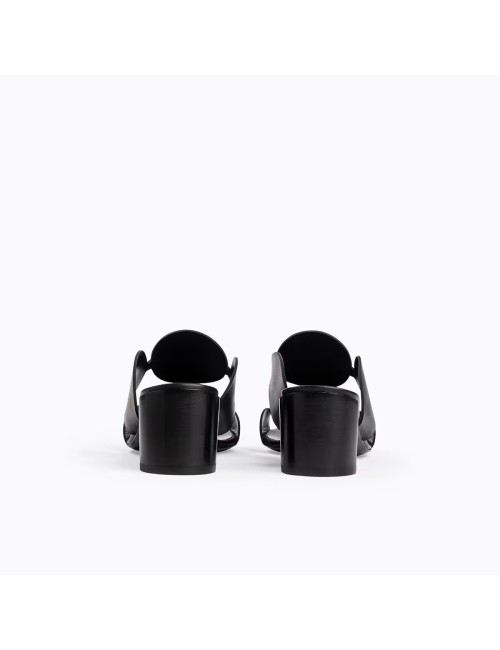 Mules à talon BULLES - Noir