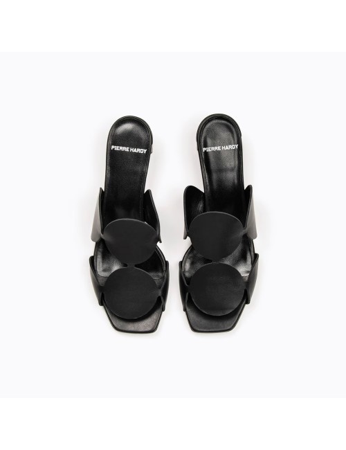 Mules à talon BULLES - Noir