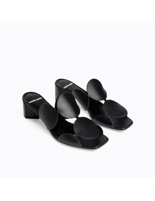 Mules à talon BULLES - Noir