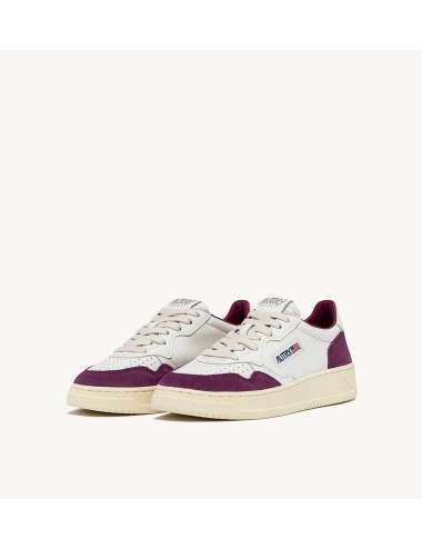 MEDALIST Low - Suede Blanc / Violet