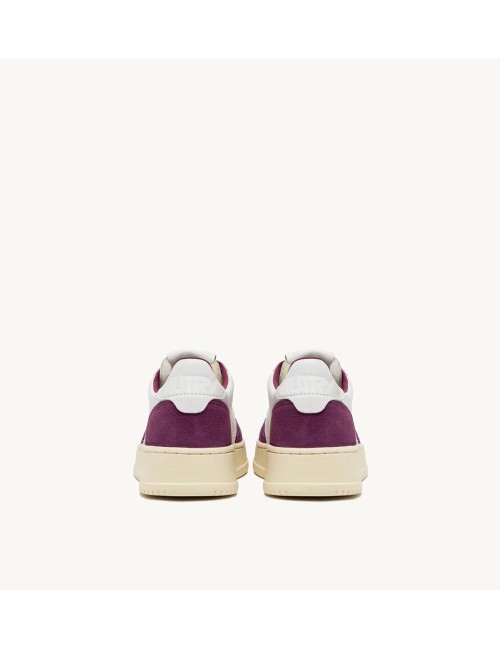 MEDALIST Low - Suede Blanc / Violet