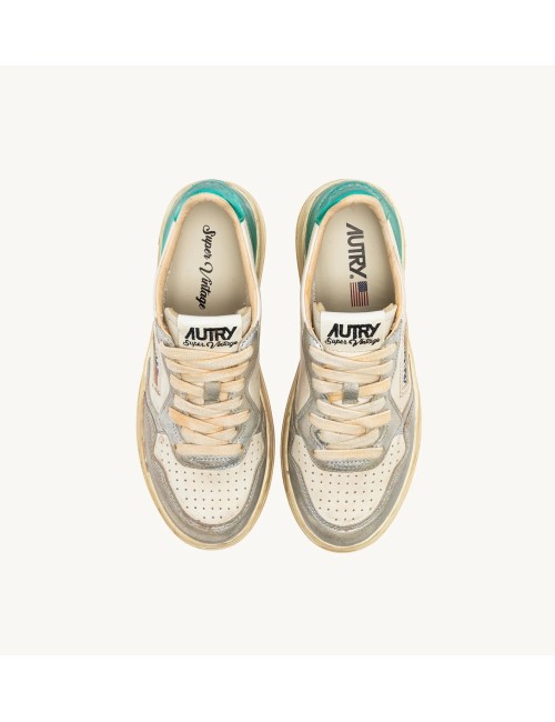 Medalist SUPER VINTAGE Low - Argent / Aqua
