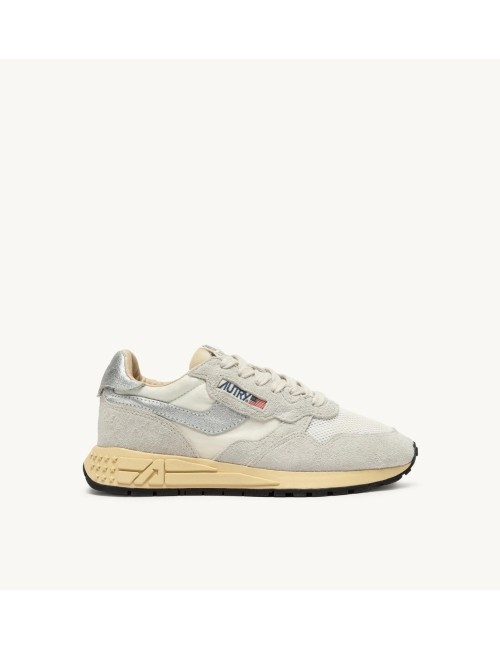 REELWIND Low - Suede Blanc / Argent