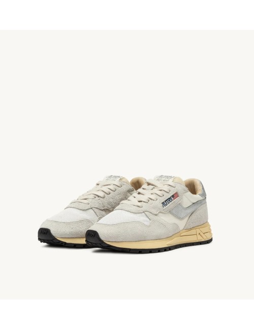 REELWIND Low - Suede Blanc / Argent