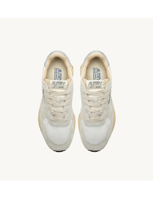 REELWIND Low - Suede Blanc / Argent