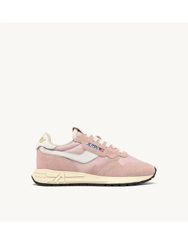 REELWIND Low - Suede Blanc / Rose poudré