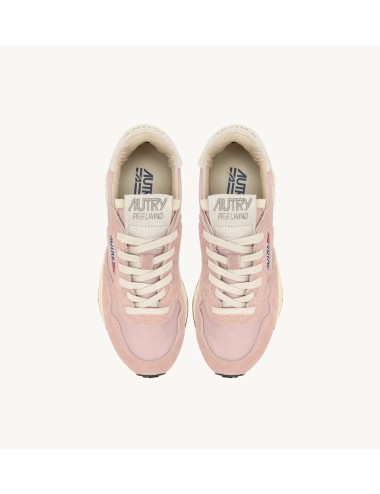 REELWIND Low - Suede Blanc / Rose poudré