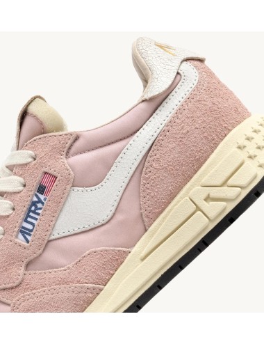 REELWIND Low - Suede Blanc / Rose poudré