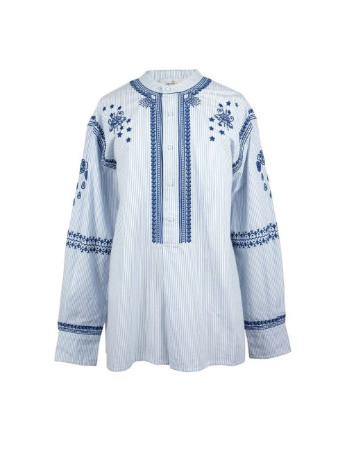 Chemise LION - Rayures bleues