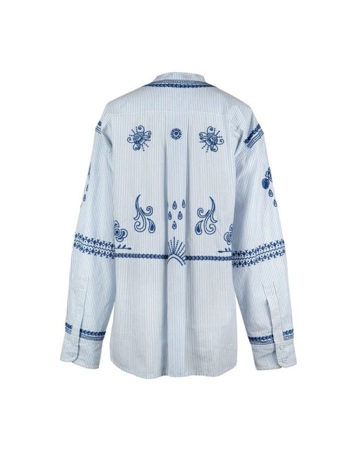 Chemise LION - Rayures bleues