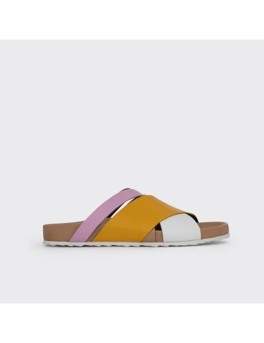 Sandales ALPHA CROSS BEACH  - Cappuccino / Rose / Blanc