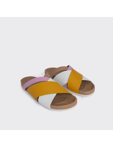 Sandales ALPHA CROSS BEACH  - Cappuccino / Rose / Blanc