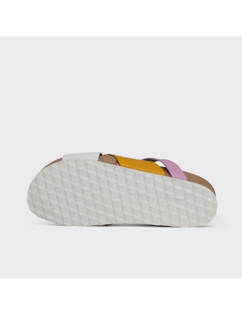 Sandales ALPHA CROSS BEACH  - Cappuccino / Rose / Blanc