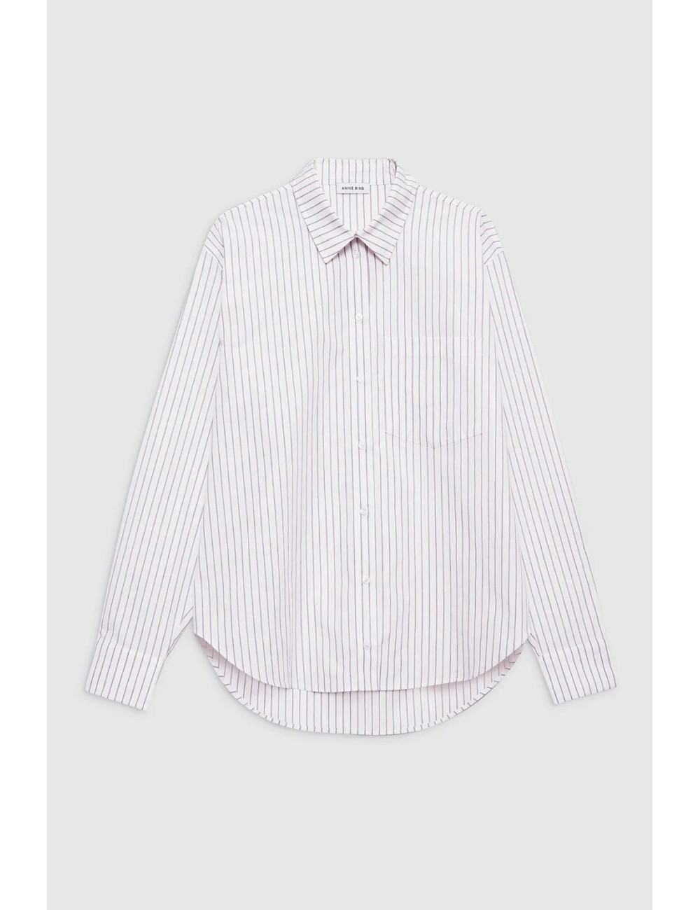 Chemise BRAXTON - Rayé Blanc et Bordeaux