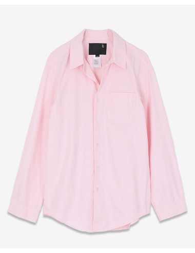 LS Seamless Button Up Shirt LT Pink