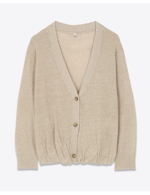 Balloon Cardigan Kaki