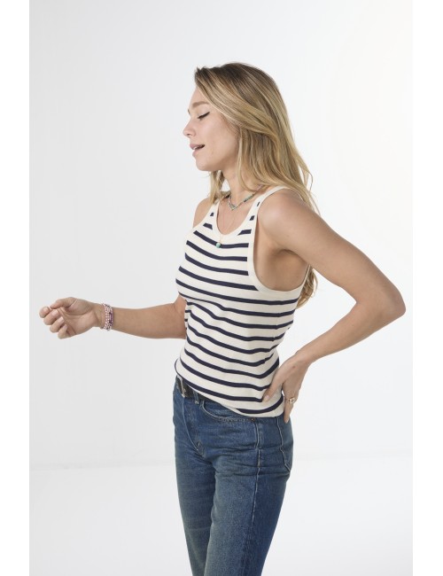 JENNIFER Tank Rayé