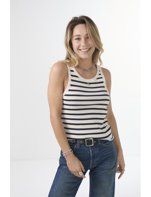 JENNIFER Tank Rayé
