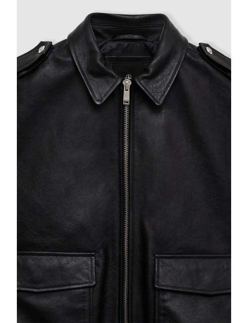 Veste Cuir SONNIE - Black