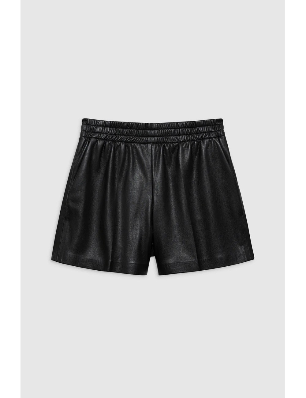 Short KAM - Cuir Vegan, BLACK