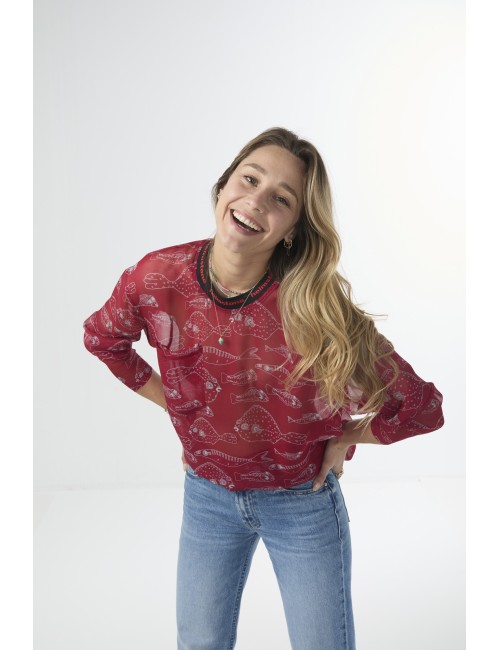T-Shirt Mousseline KISS - Fish Tank