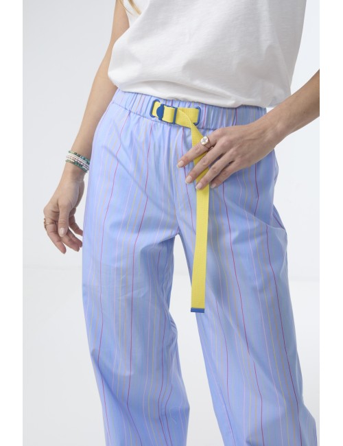 Relaxed Trouser With Canvas Belt