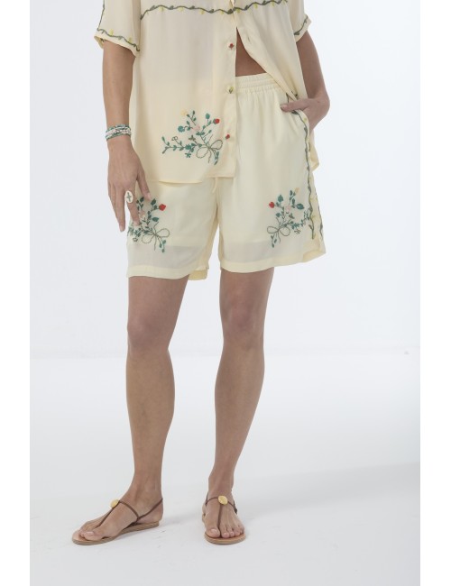 Short FLOBOXY - Écru