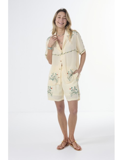 Short FLOBOXY - Écru
