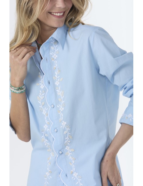 Chemise ALICE - Bleu