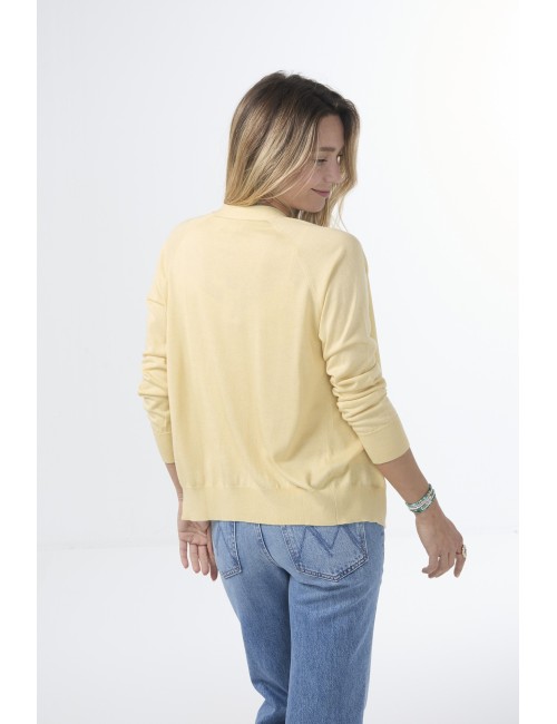 Cardigan SYRIAN - Jaune