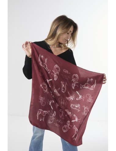 The SINNERS SCARF - Bordeaux