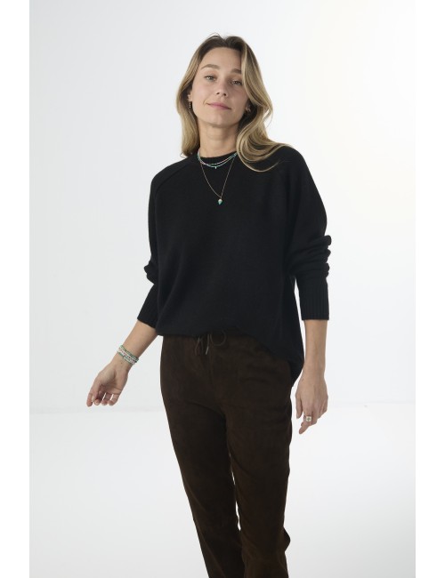 Classic Crew Sweater - Black