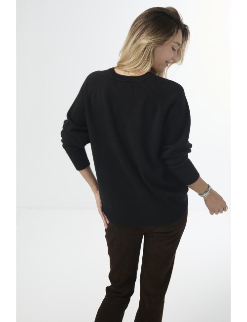 Classic Crew Sweater - Black